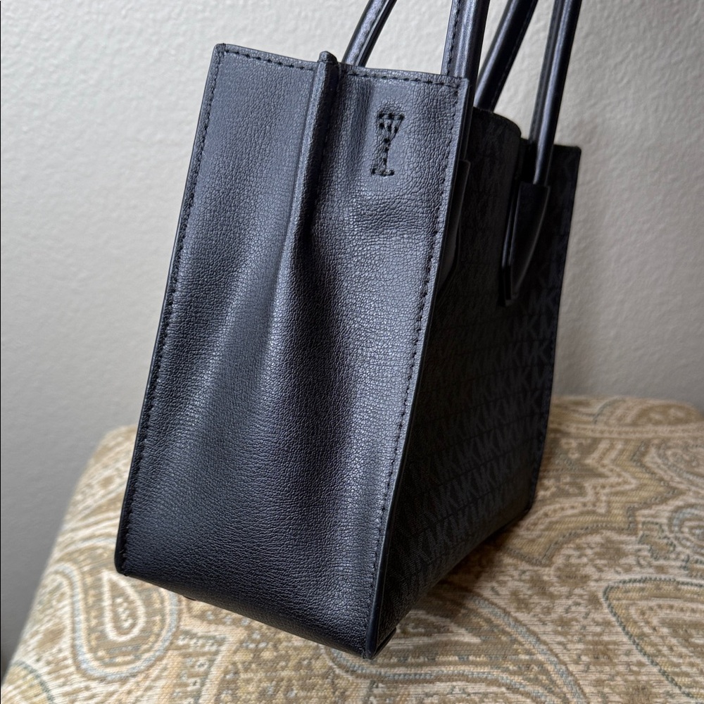 Michael Kors Dark Gray Signature Tote - Picture 15 of 16